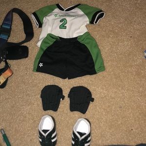 Soccer American girl outfit
